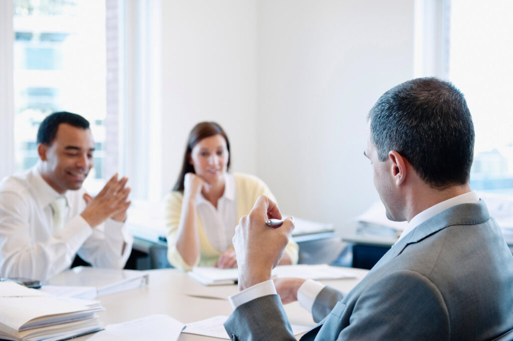 Businesspeople in a Meeting